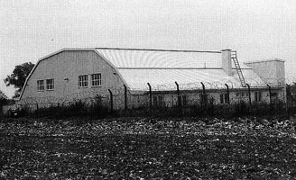 Miniatur Hangar KZ-Außenlager Echterdingen